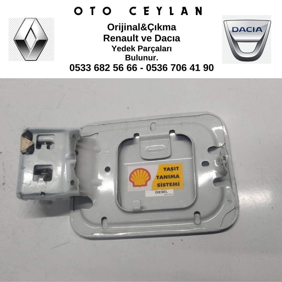 788304567R DUSTER 2 DIŞ DEPO KAPAĞI SIFIR ORİJİNAL