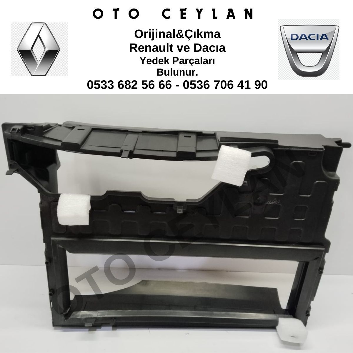 215590215R Clio 4 Captur Radyatör Davlumbazı Orijinal Sıfır Hafif Hatalı