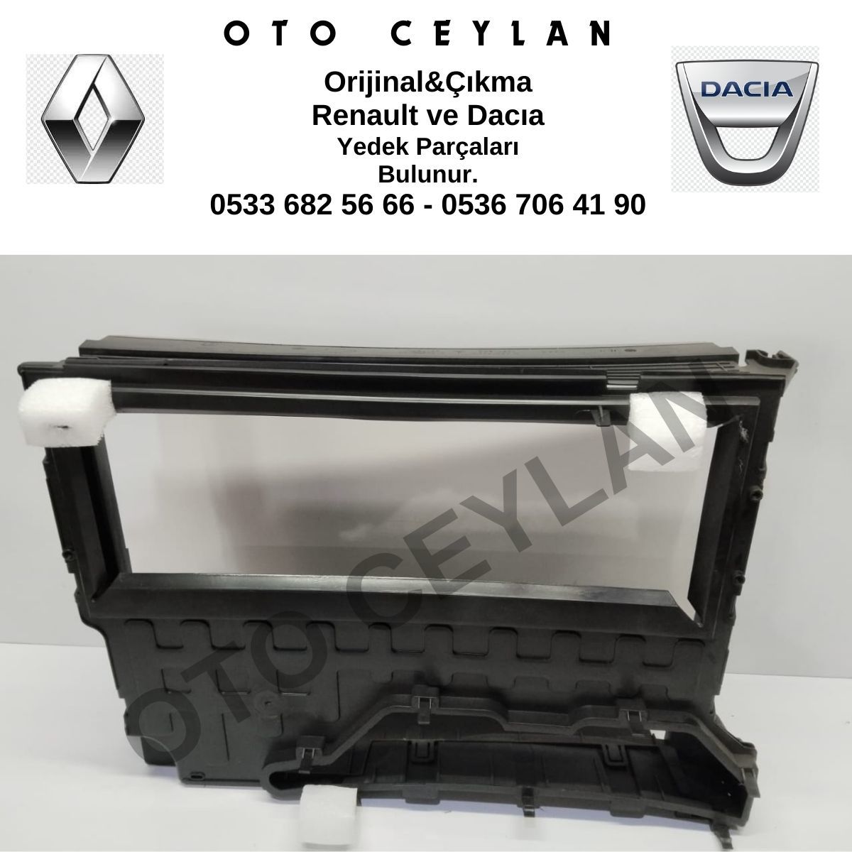 215590215R Clio 4 Captur Radyatör Davlumbazı Sıfır Orijinal