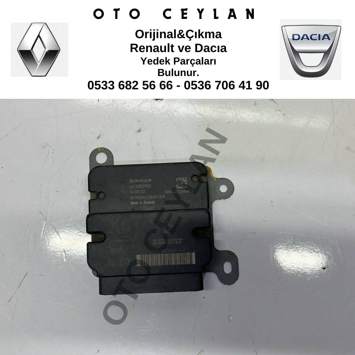 985100336R Duster Hava Yastık Beyni Çıkma Orijinal