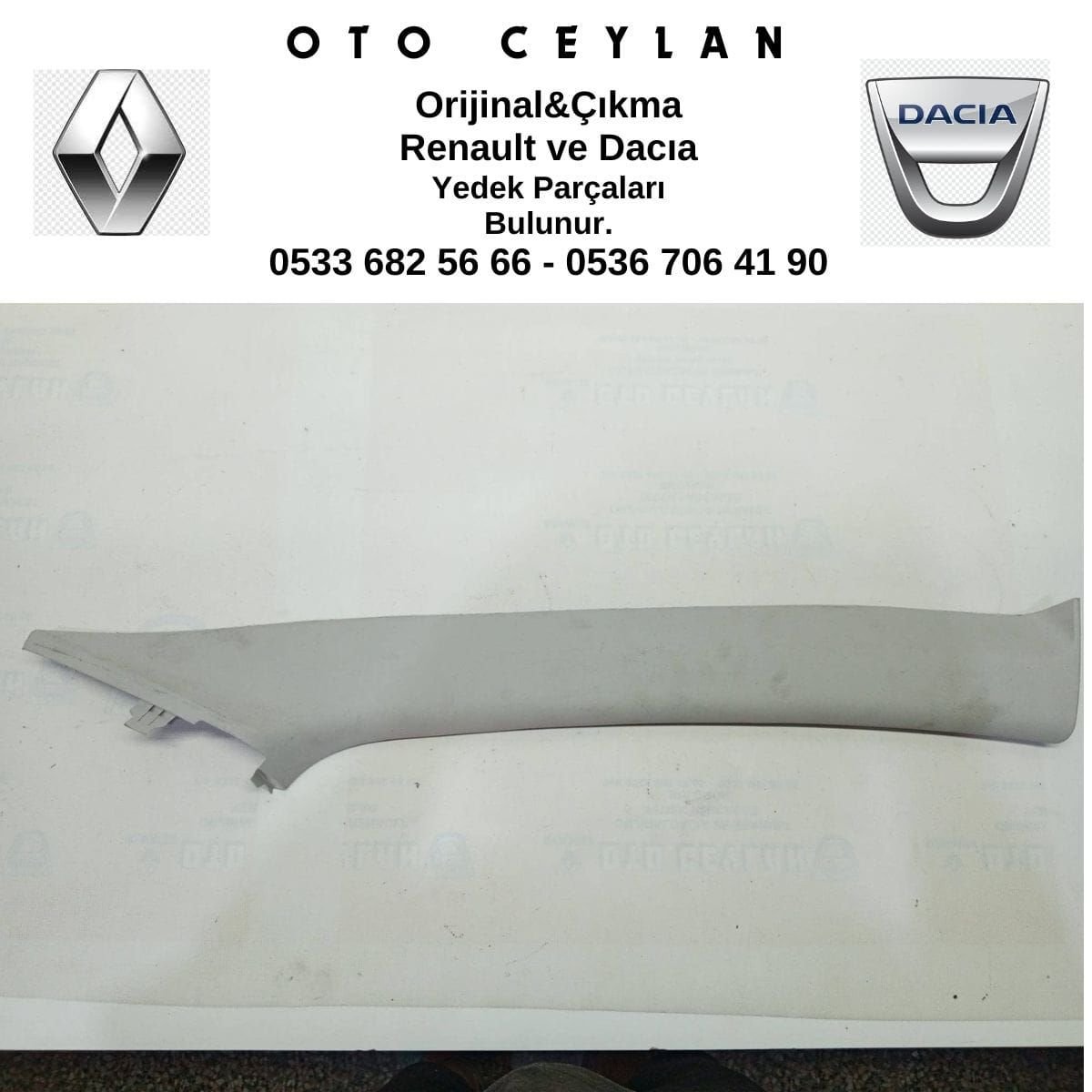 769111892R Sandero 2022 Sağ Ön Direk Bakaliti Çıkma Orjinal