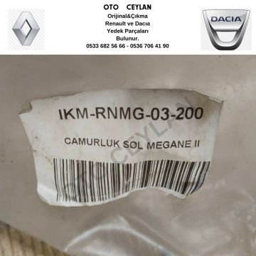 7701477186 Megan II Sol Ön Çamurluk Yerli Üretim