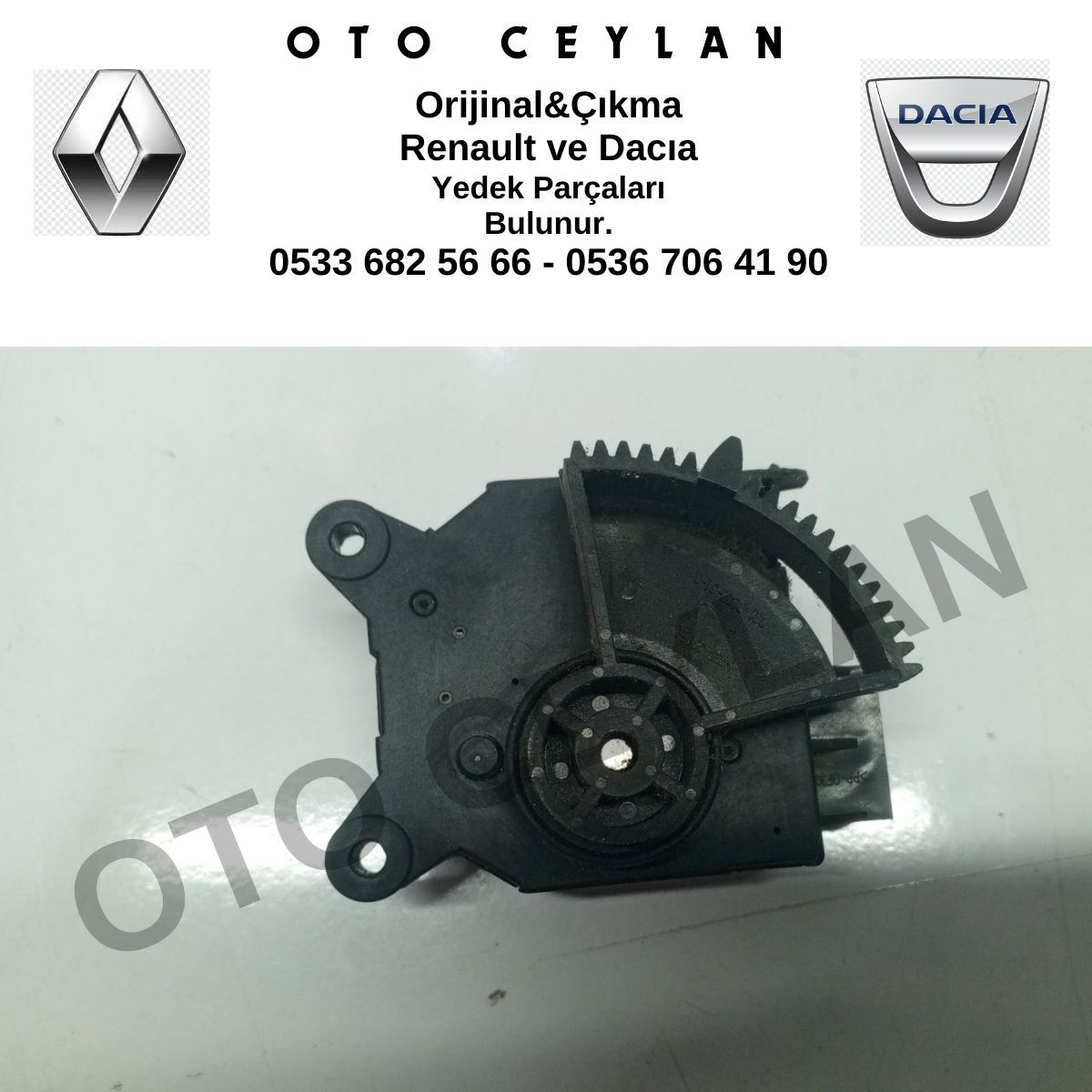 N101029T Clio RS 2.0 145KW 6M Isıtma Kutusu Motoru Çıkma Valeo Marka