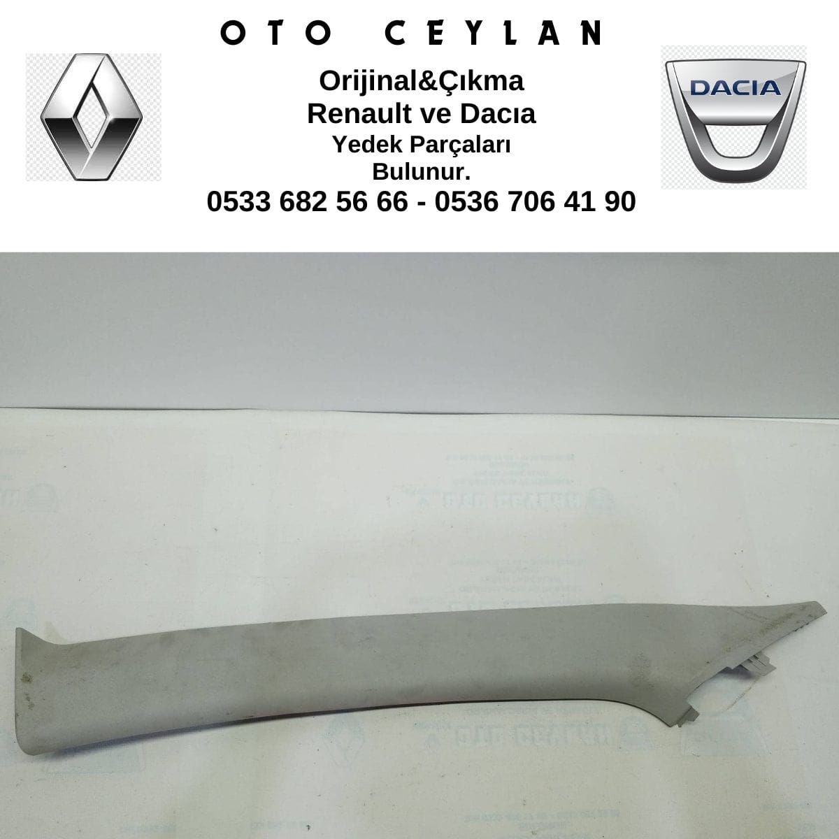 769124382R Sandero  2022 Sol Ön Direk Bakaliti Çıkma Orjinal