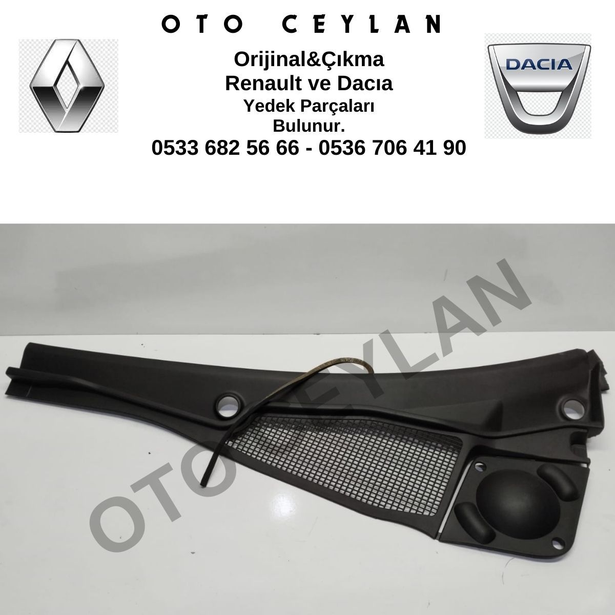 8200002154 Laguna 2 Sol Cam Alt Plastiği Sıfır Orijinal Hafif Hatalı