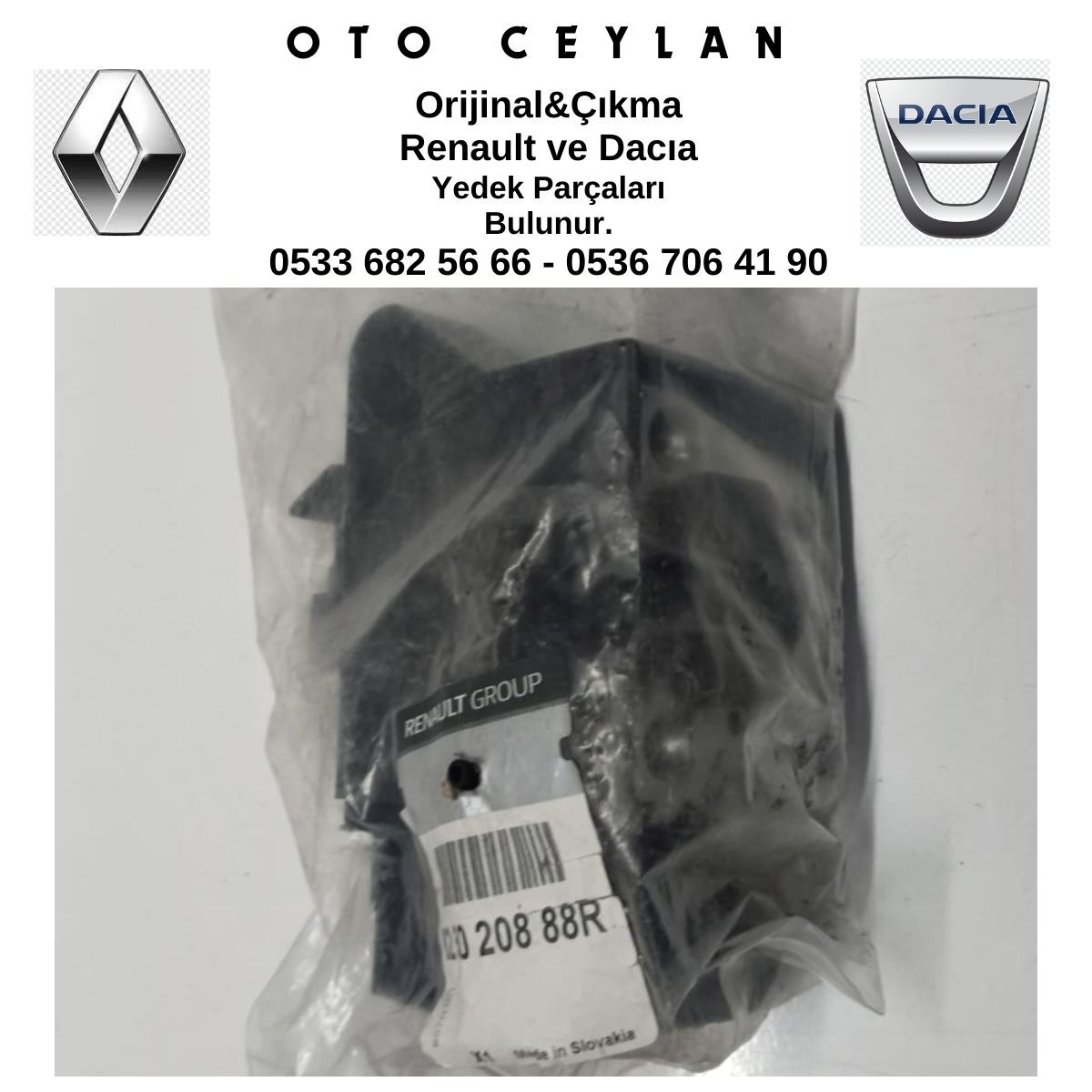 825020888R DUSTER SAĞ ARKA KAPI KİLİDİ SIFIR ORİJİNAL