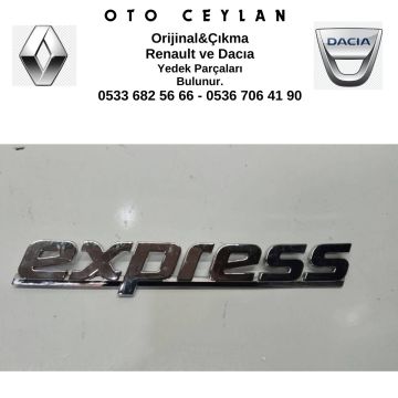 Express Arka Yazı Sıfır Yan Sanayi