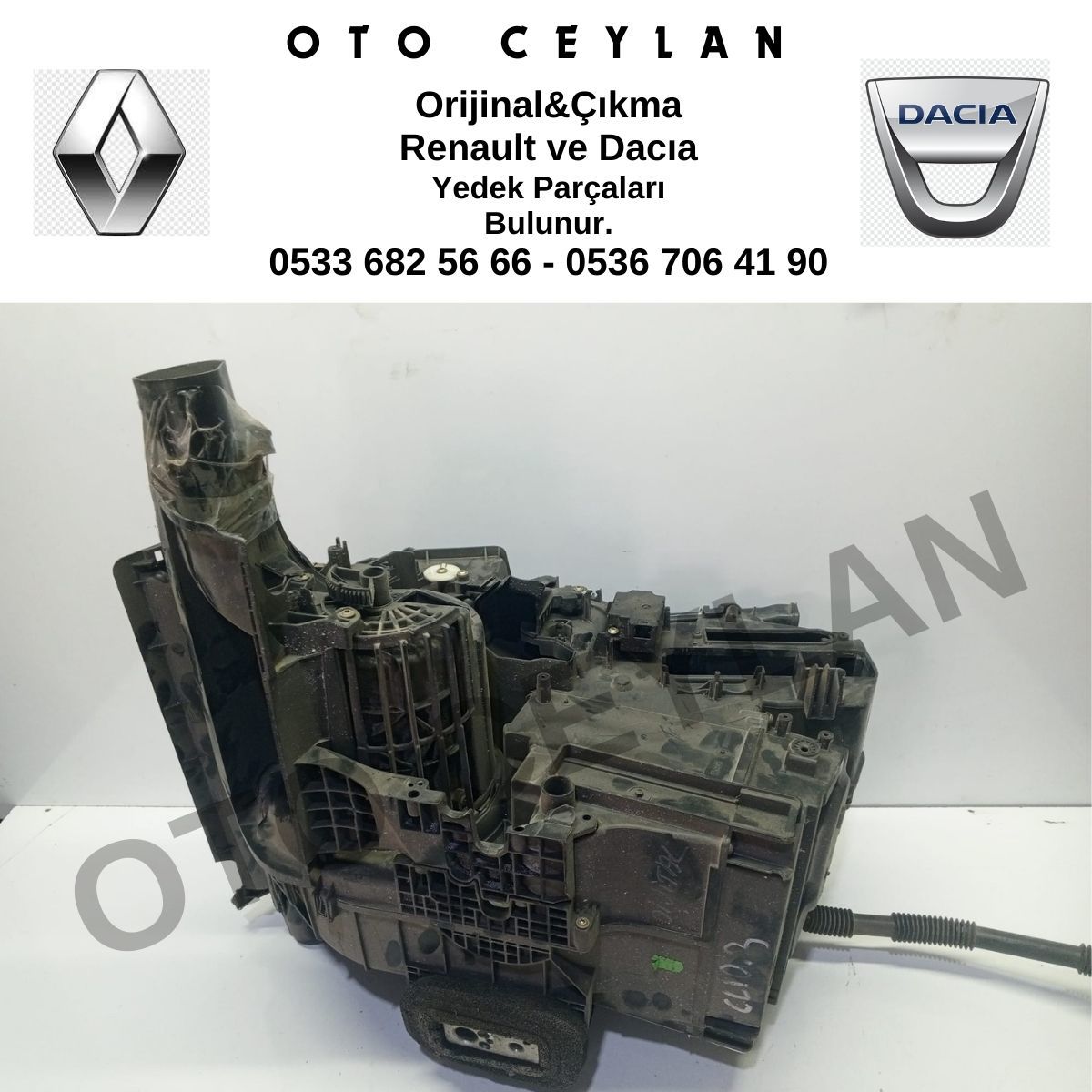 8200296680 Clio 3 Dijital Kalorifer Gümbeti Çıkma Orijinal