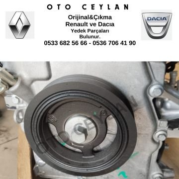 123038614R Symbol Sandero 2 Clio 4 Krank Kasnağı Sıfır Orijinal