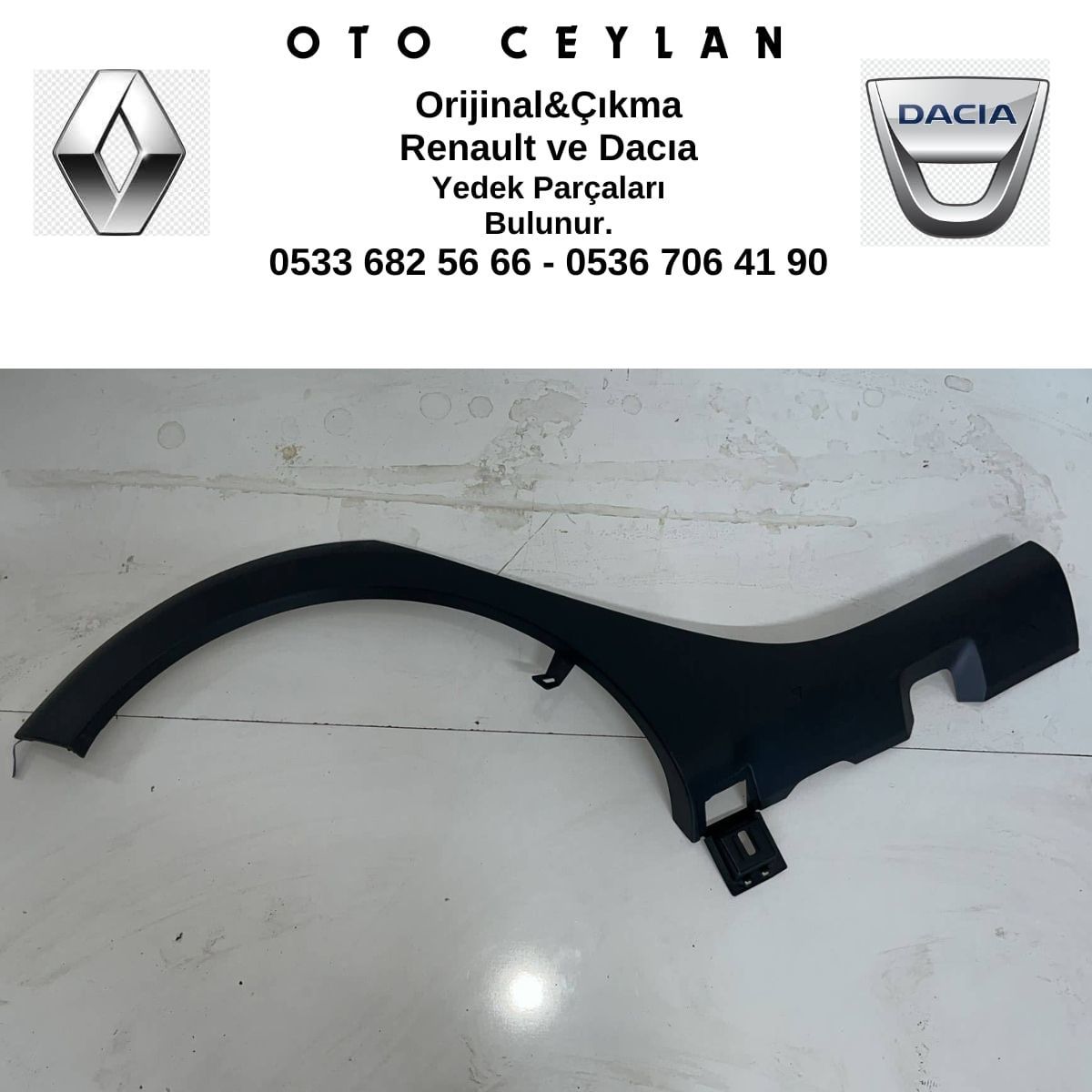 788A27813R Sandero Sağ Arka Çamurluk Süs Bandı Sıfır Orjinal