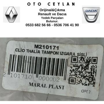 M210171 Thalia Tampon Izgarası Sisli Sıfır Yan Sanayi