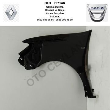631013661R Sandero Sağ Ön Çamurluk Sıfır Orijinal Hafif Hatalı