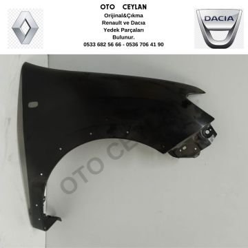 631013661R Sandero Sağ Ön Çamurluk Sıfır Orijinal Hafif Hatalı