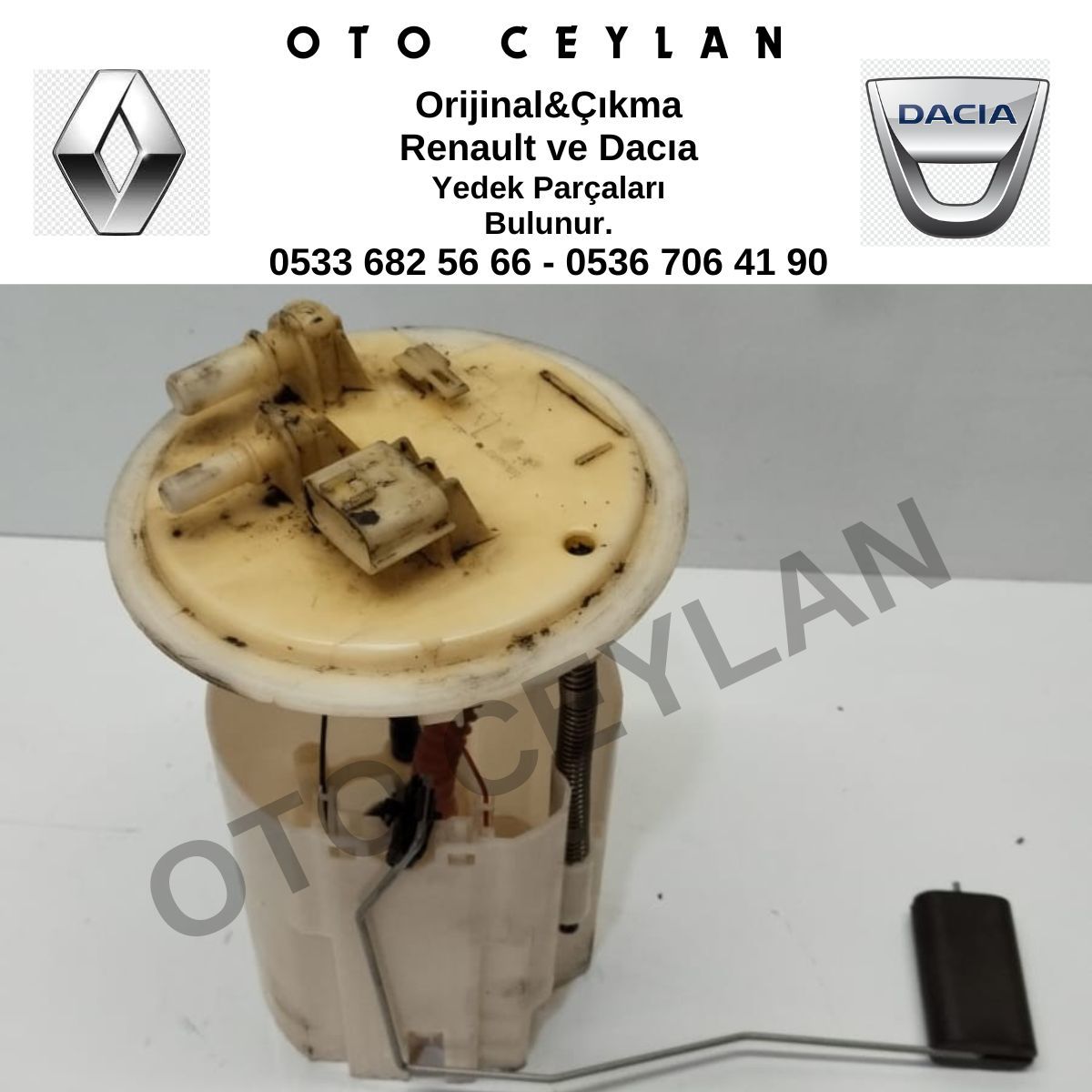 172020054R Megane 3 Fluence Yakıt Depo Şamandırası Orijinal Çıkma