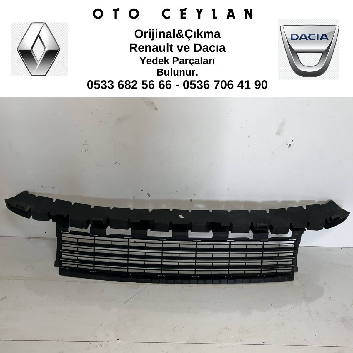 622540015R Fluence Tampon Ön Panjur Izgarası Sıfır Orjinal