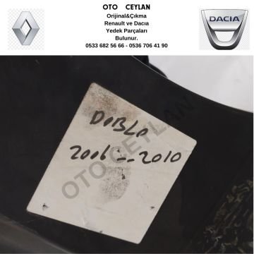 51754845 Doblo Sağ Ön Çamurluk Yerli Üretim 2006----2010