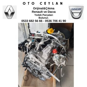 Motor Komple 100018157R Captur Sandero Clio 4 Logan H4B 410 0.9 Sıfır Orijinal