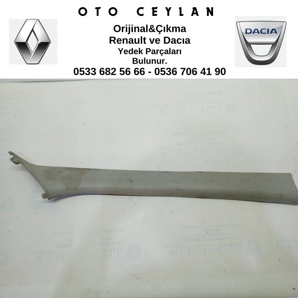 8200763445 Logan Sağ Ön Direk Bakaliti Çıkma Orjinal