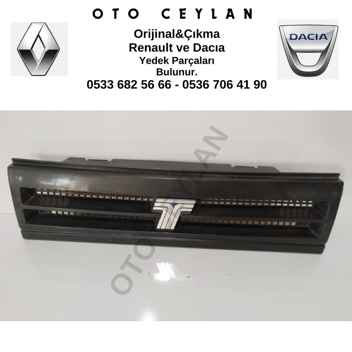 55177501 Doğan SLX Ön Panjur 3 Çıtalı Yerli Üretim