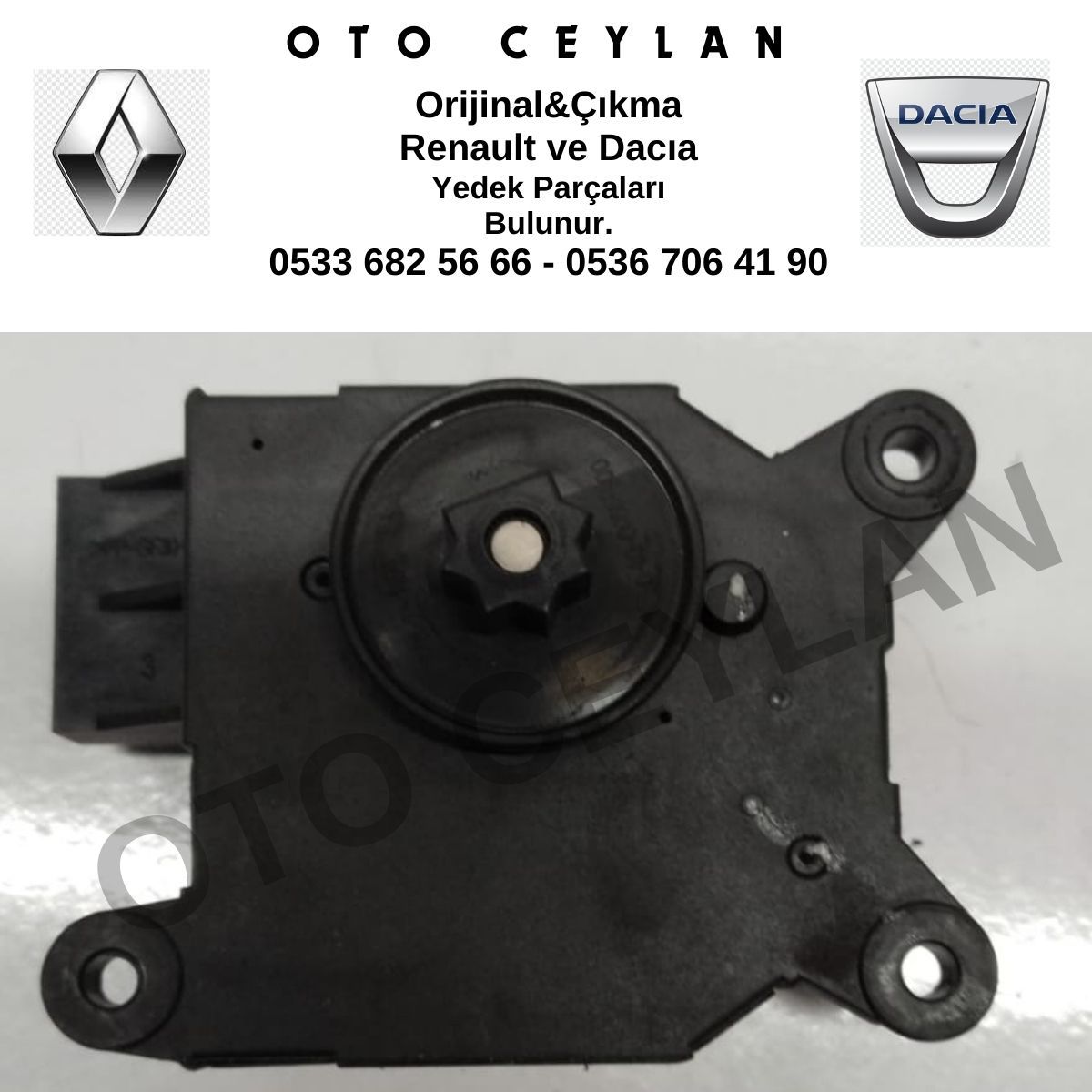 7701207720 Scenic 2 Kalorifer Kapak Klape Motoru Sıfır Gümbetten Sökme Orijinal Valeo Marka