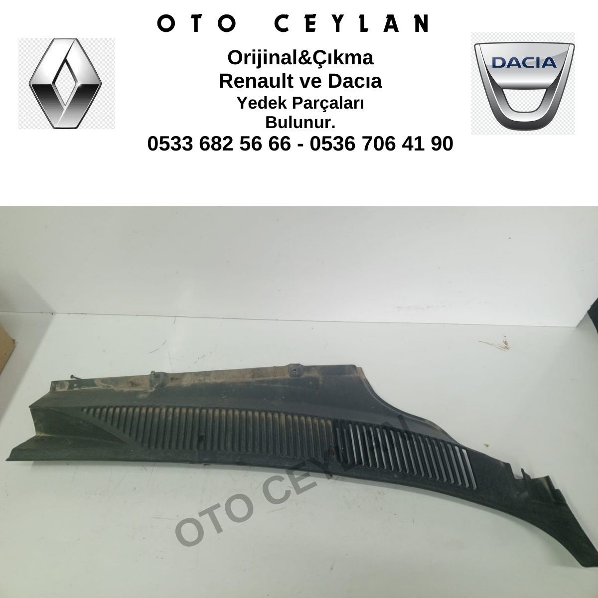 735279114 Doblo Sol Cam Önü Izgarası Orijinal Çıkma