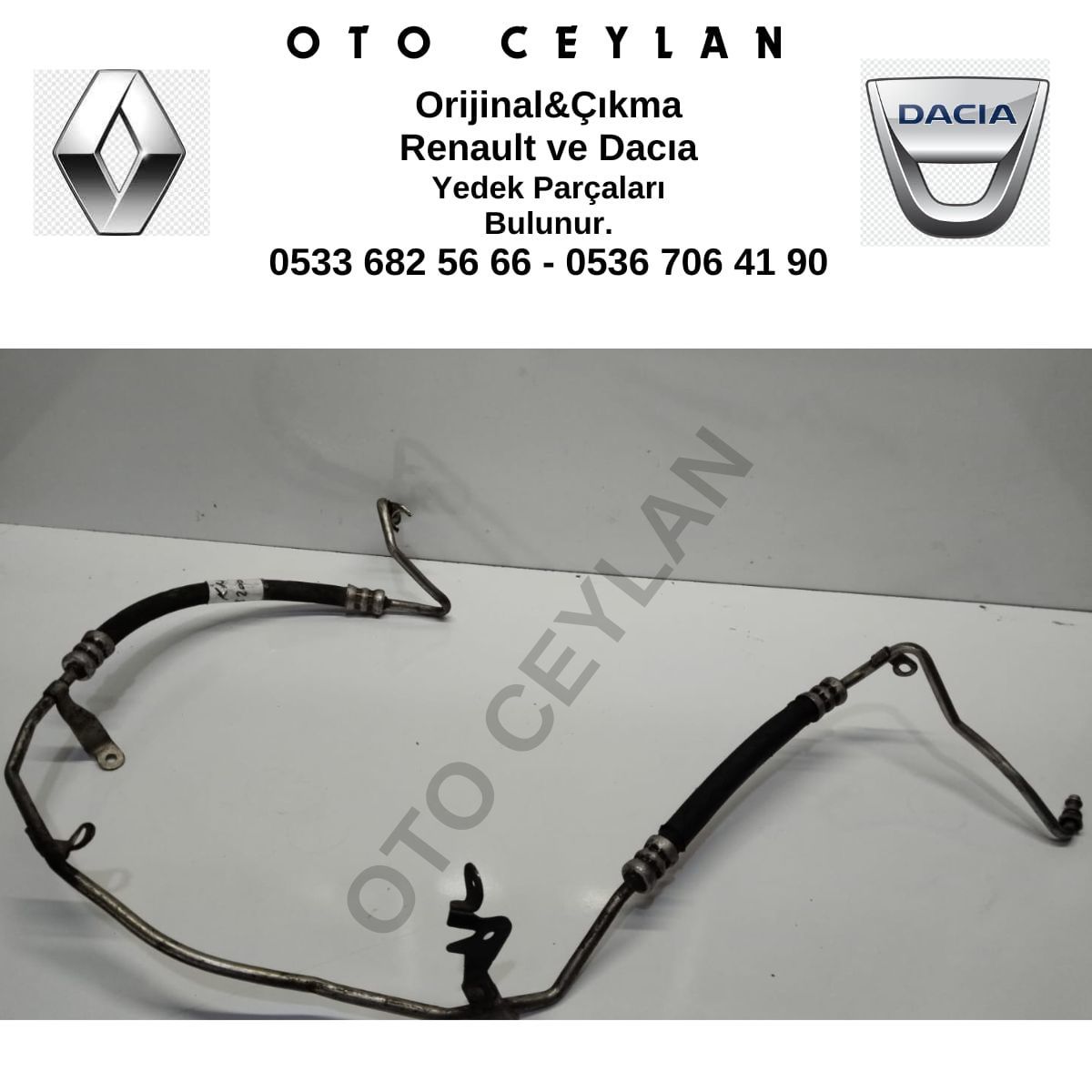 8200711365 Kangoo Direksiyon Hortumu Çıkma Orijinal