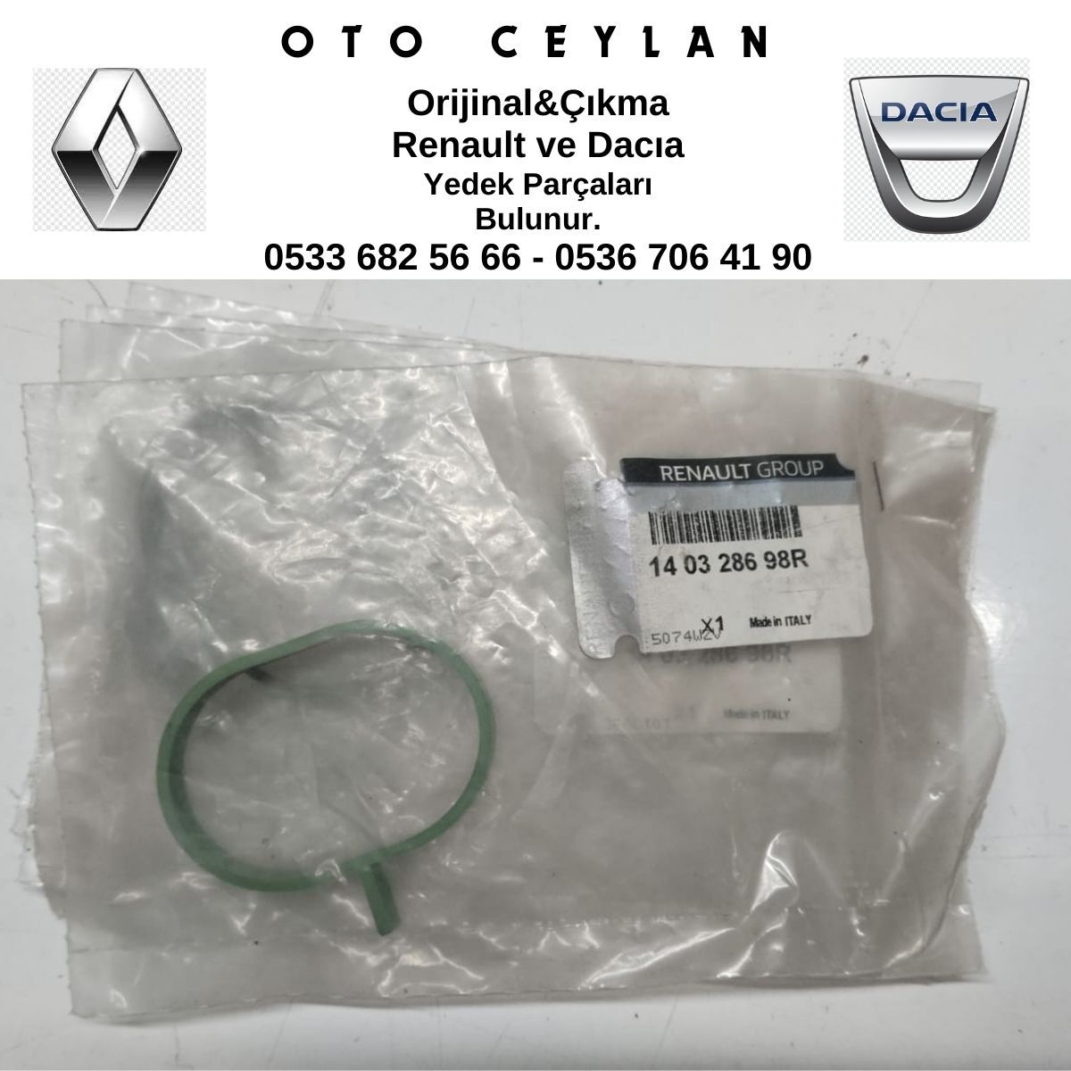 140328698R MEGANE 4 TALISMAN EMME MANİFOLD ORİNGİ
