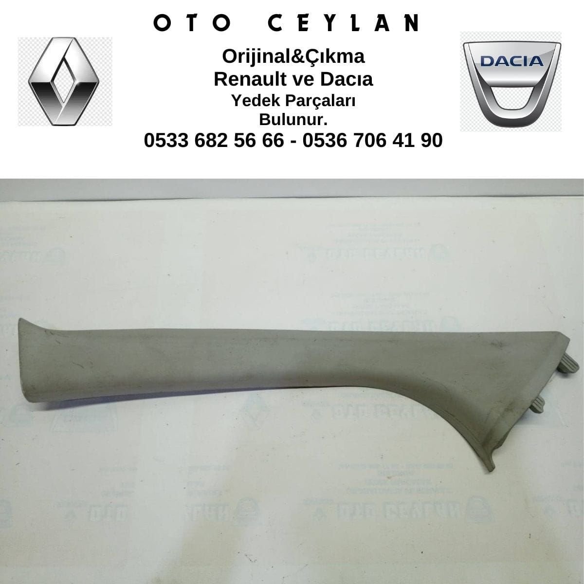 796128923R Lodgy Sol Ön Direk Bakaliti Çıkma Orjinal