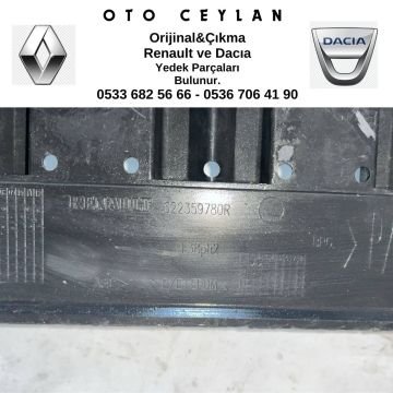 622359780R Fluence Ön Tampon Alt Muhafazası Çıkma Orjinal