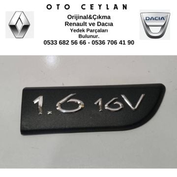 8200209130 1.6 16V Yazısı Yan Sanayi Sıfır