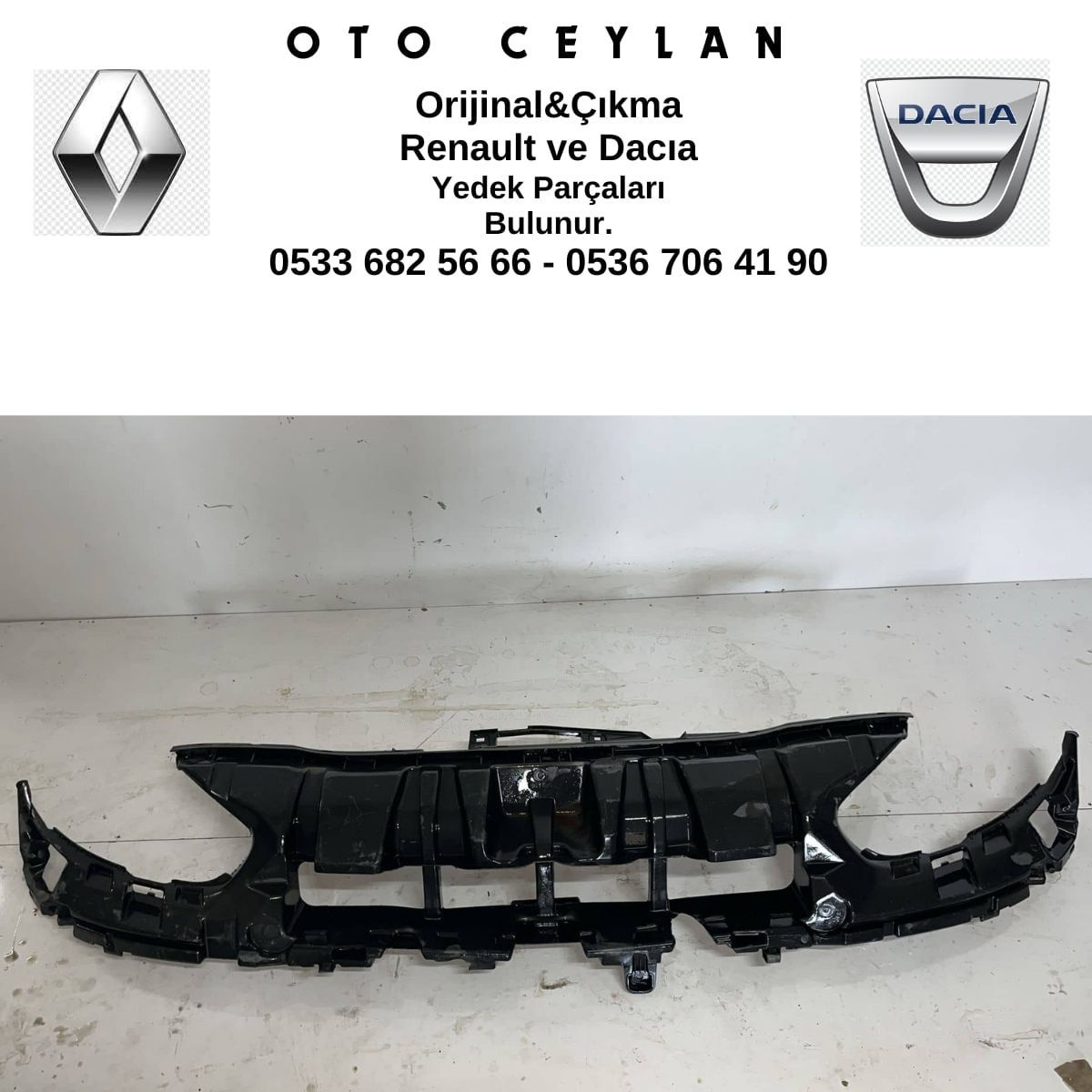 620360007R Fluence Ön Tampon Orta Takviye Darbe Emici Çıkma Orjinal