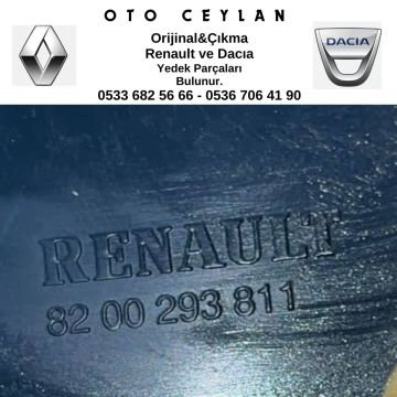 8200293811 Clio 3 Bagaj Kapağı Kaplaması Çıkma Orjinal