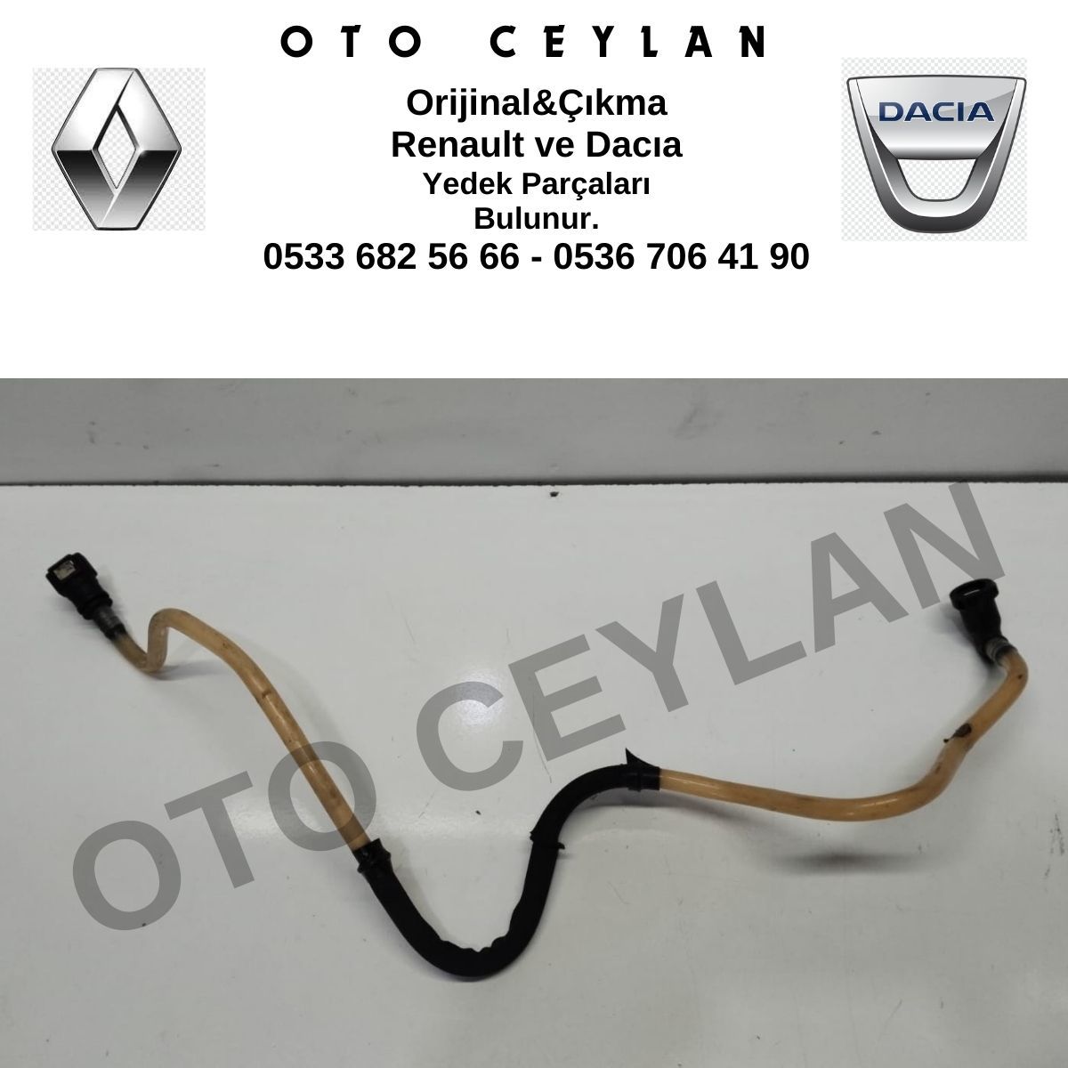 Renault Mazot Hortumu Orijinal Çıkma