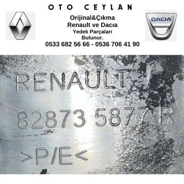 828735877R Dokker Sol Arka Kapı Eşik Bakaliti Çıkma Orjinal