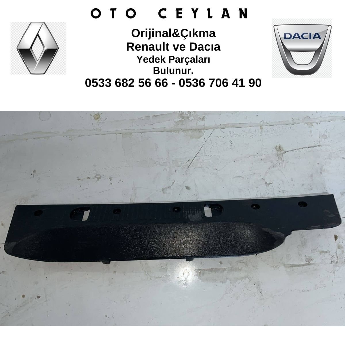 828735877R Dokker Sol Arka Kapı Eşik Bakaliti Çıkma Orjinal