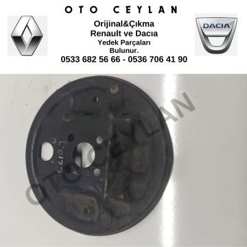 8200123912 Clio 3 Fren Koruma Plakası Arka Sol Orijinal Çıkma