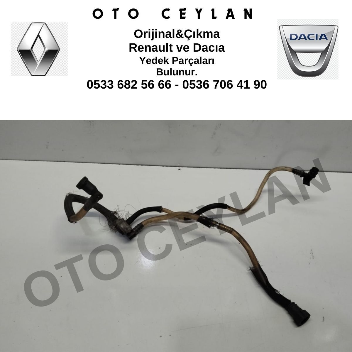 Renault Mazot Hortumu Orijinal Çıkma