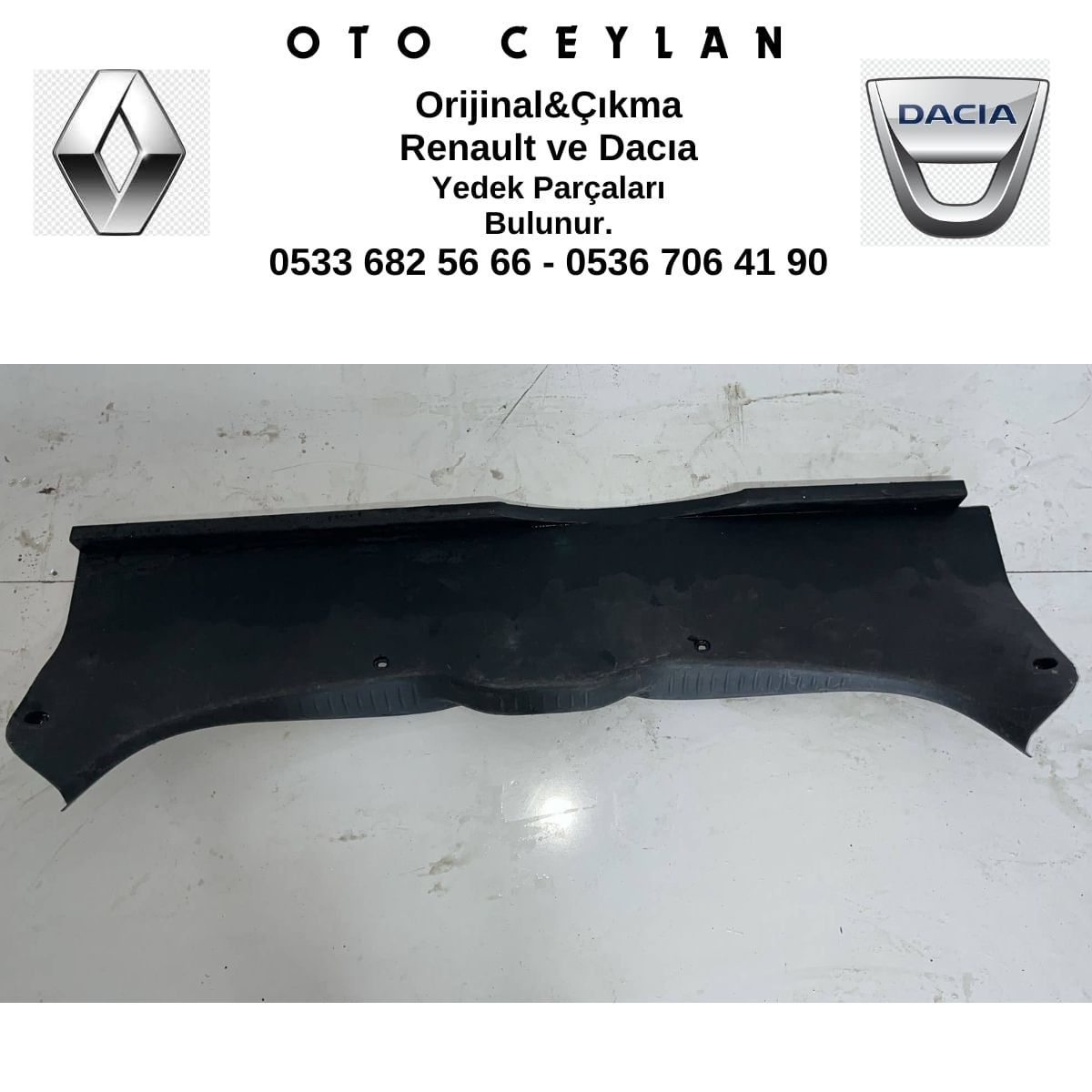 8200035020 Megan 2 Arka Panel Kaplaması Çıkma Orjinal