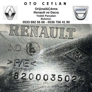 8200035024 Megan 2 HB Bagaj Kapak Kaplaması Çıkma Orjinal