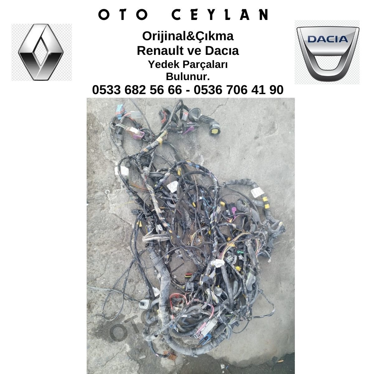 51838782 51820844 51772859 Doblo 1.3 Göğüslük Tesisatı Orijinal Çıkma