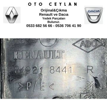 849218441R Dokker Bagaj Eşik Kaplaması Çıkma Orjinal