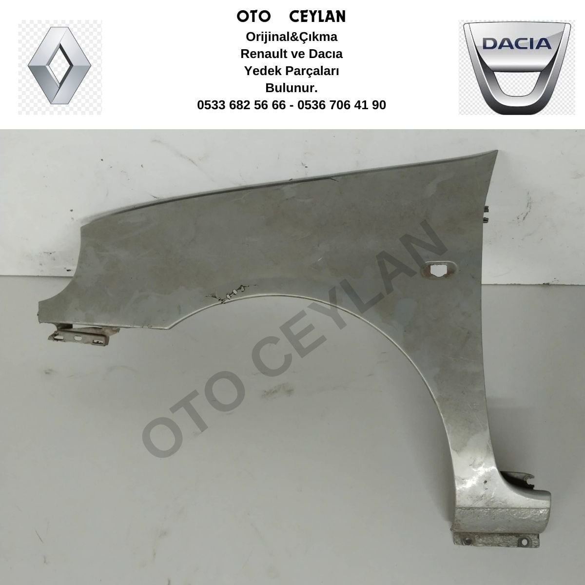 Clıo Sol Ön Çamurluk Çıkma Hatasız