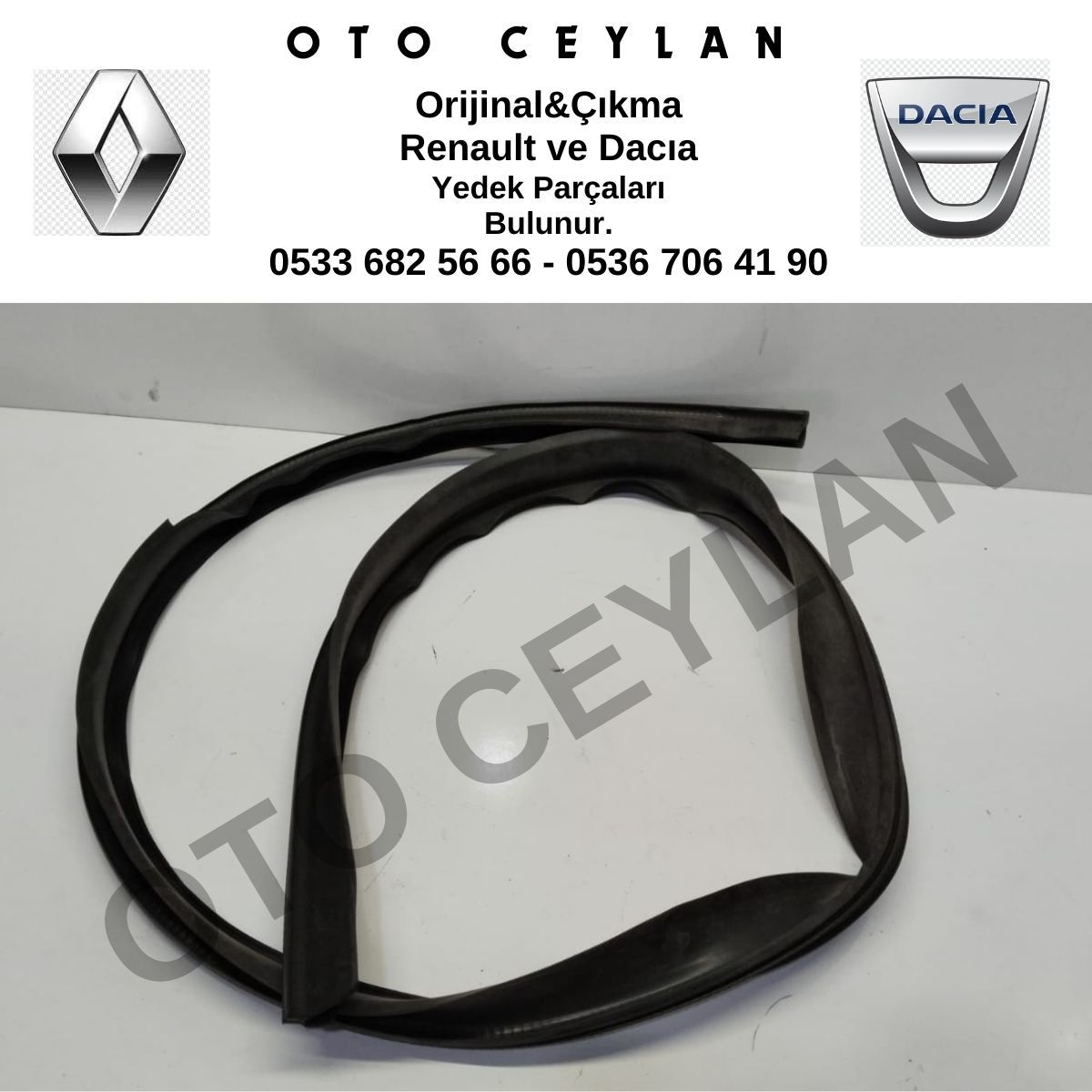 6001547021 Dacia Logan Sol Kapı Kasa Fitili Sıfır Orijinal