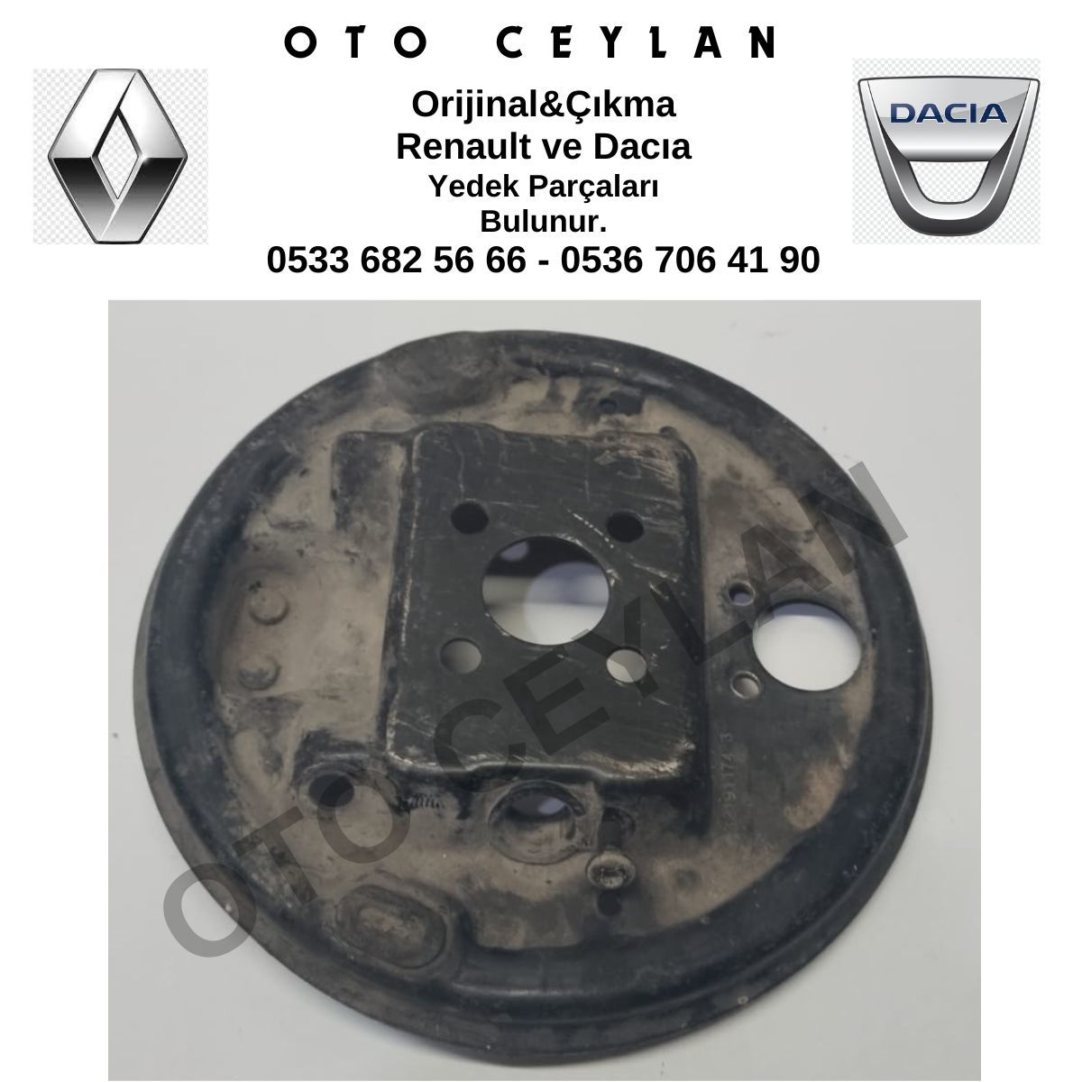 321911743 Clio 2004 Arka Sol Destek Kalkanı Orijinal Çıkma