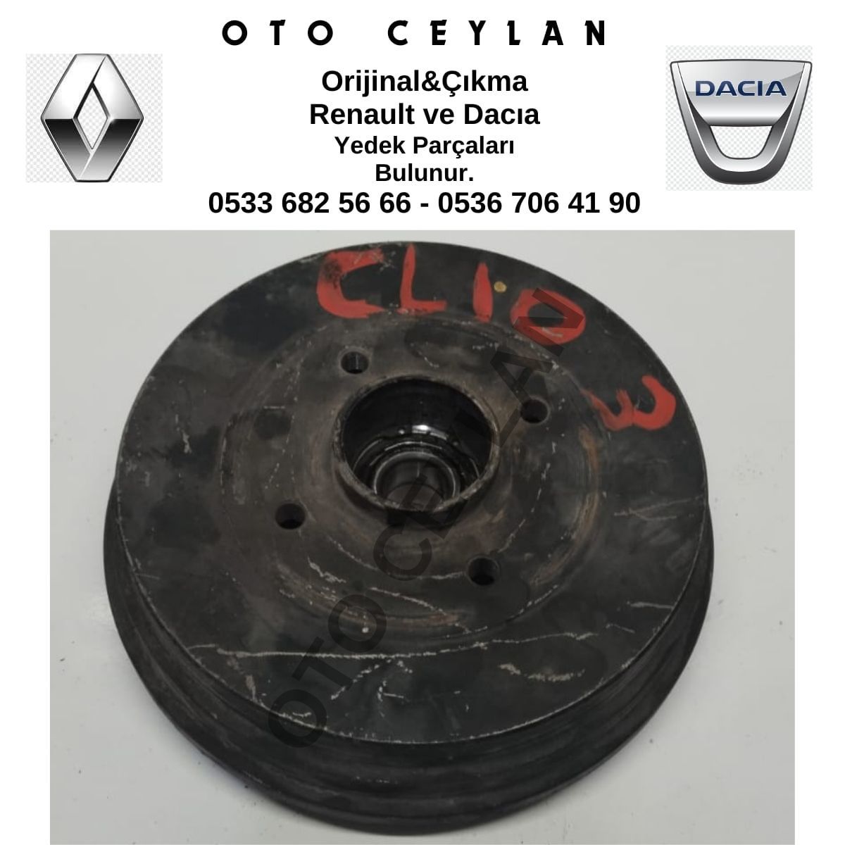 Clıo 3 Arka Kampana Çıkma Orijinal