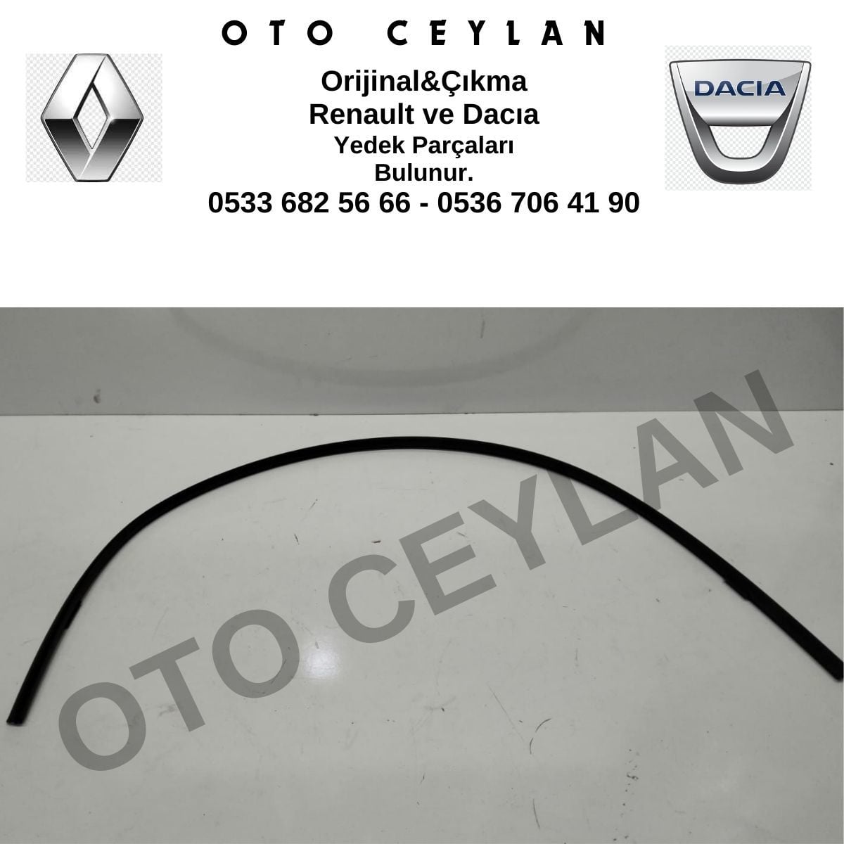 7700823043 Laguna Ön Cam Alt Çıtası Sıfır Orijinal