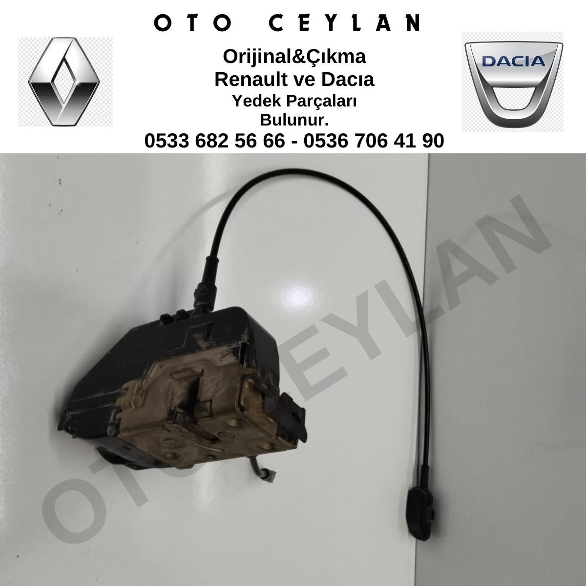 8200119122 Scenic 2 Sol Ön Kapı Kilidi Orjinal Çıkma