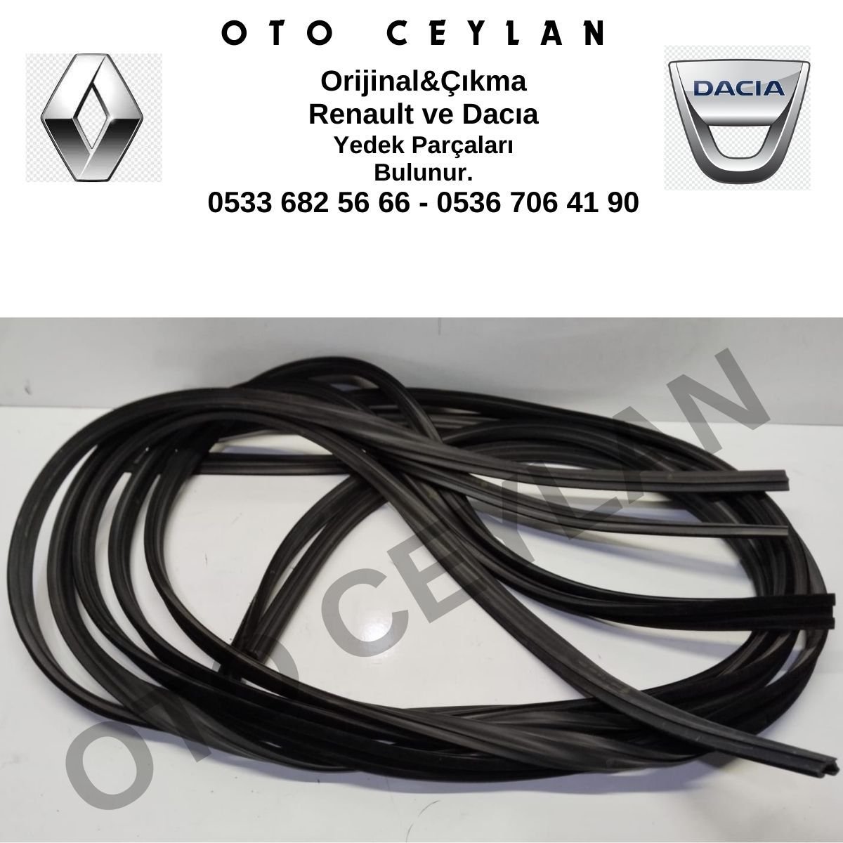 7700518501 R.12 Ön Cam Kadife Fitil Sıfır Orijinal