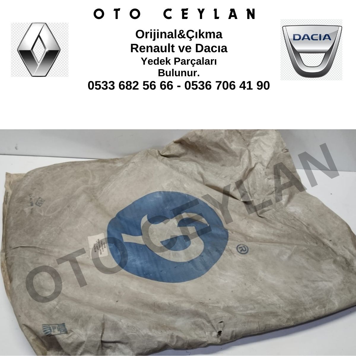 7700776161 R.9 Ön Cam Lastiği Sıfır Orijinal