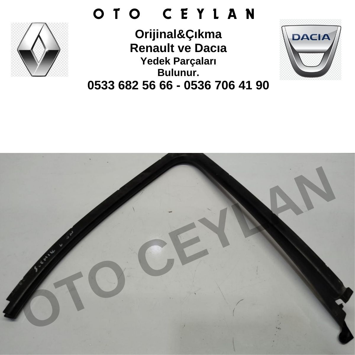 8200239278 Scenic Conta Anahat Sol Ön Cam Sıfır Orijinal